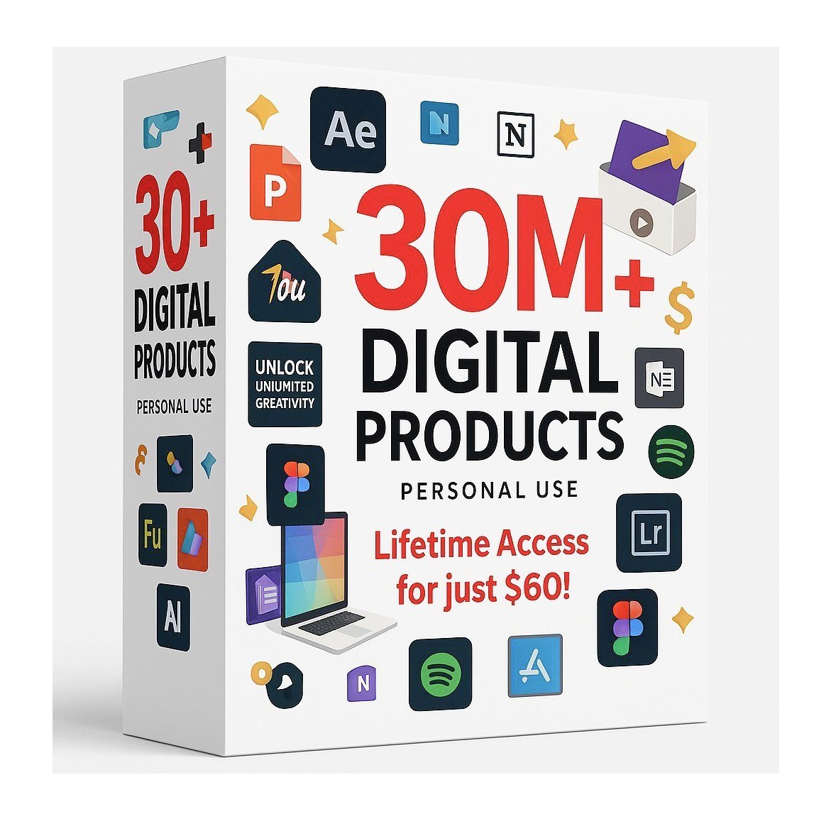30M+ Digital Products Mega Bundle cover